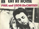 PAUL & LINDA McCARTNEY Eat At Home SPAIN great 1971 picture sleeve. Beatles