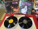 2 VINYL lp's   ELVIS PRESLEY  GOOD TIMES W / HYPE STICKER & MAHALO No / Reserve