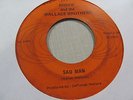 BISHOP AND THE WALLACE BROTHERS Sad Man 45 MAGNETIC ohio soul VG plays well RARE