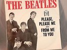 Rare Vintage The Beatles Please Please Me 45 Vee Jay VJ 581 w/Picture Sleeve
