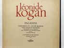 KOGAN,  MITNIK  - PAGANINI concerto no.1, cantabile COLUMBIA FCX 402 LP EX