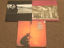 3 x U2 LPs: THE JOSHUA TREE, THE UNFORGETTABLE FIRE, & UNDER A BLOOD RED SKY