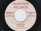 '62 White DooWop DOVERS Alice My Love/A Lonely Heart VALENTINE M- HEAR BOTH