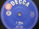 BILLY FURY-NOTHIN’ SHAKIN’ OZ DECCA SAMPLE-45/1964