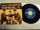 FOUR BY THE BEATLES - VG+ 45 RPM EP CAPITOL 2121 RECORD & PIC SLEEVE 1964 RARE