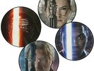 STAR WARS FORCE AWAKENS - 2 VINYL PICTURE DISC SOUNDTRACK LP (KYLO REN FINN REY)