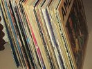 45 ROCK ALBUM LOT (GENESIS,BEATLES,JEFF BECK,SLADE,STEWART, CHICAGO,ETC.)