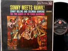 SONNY ROLLINS COLEMAN HAWKINS  Sonny Meets Hawk LP UK 1st STEREO Red Dot RCA NM