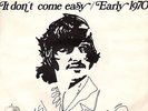 RINGO STARR 45 GIRI IT DON'T COME EASY PS ITALY ORIGINAL