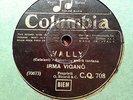 1922 IRMA VIGANO Soprano Milan LA WALLY Ebben ne andro Butterfly Un bel di 78