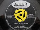 Rare Greensboro R&B 45-Bill Roberts & The Castaways-Sweet Soul Music-Summit HEAR