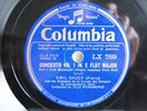 3x 78rpm EMIL VON SAUER (PIANO) plays LISZT CONCERTO - COLUMBIA TOP COPIES