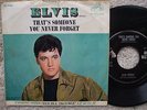 Elvis Presley -  Long Legged Girl / That's Someone You - RARE PS + USA 45 rpm