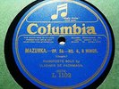 1916 VLADIMIR DE PACHMANN Russia PIANO Chopin Mazurka B Minor Op 33.4 LONDON 78