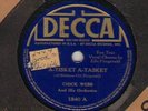 78 rpm Chick Webb Decca 1840 A-Tisket A-Tasket in E- (Ella Fitzgerald)