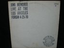Jimi Hendrix Live At The Los Angeles Forum 4-25-70 Rubber Dubber LP Vinyl 70-001