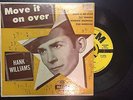 Hank Williams Move it on Over EP .45 MGM Vinyl Record