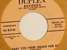 ERVIN RUCKER Baby You Were Meant DUPLEX 45 orig. 1960 popcorn R&B NM 7”