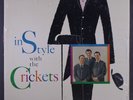 CRICKETS: In Style With The Crickets LP (Mono, maroon label, textured cover, sh
