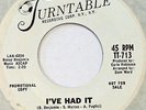 GEORGE SMITH I’ve Had It TURNTABLE 45 northern soul 7” NEAR MINT