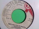 Studio one Declaration of rights / Version Abyssinians