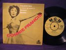 Connie Francis Valentino EP  Danish Import on MGM-EPD 110