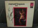 MAYNARD FERGUSON Dues LP Signed AUTOGRAPHED White Label Promo WLP Vinyl