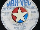 45 RPM record Herbbie Duncan mar-vel 1400 hot lips baby / little angel 1958