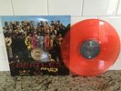THE BEATLES - SGT PEPPER'S LONELY HEARTS CLUB BAND -RED COLORED VINYL LP RECORD