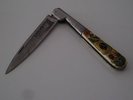 ANCIEN GRAND COUTEAU CORSE VENDETTA CORSA 59 24cm CHASSE POCHE CORSICA ART DECO