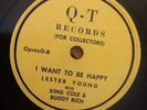 Lester Young Count Basie Gene Krupa King Cole Buddy Rich QT 78 Records