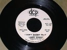 Larry Banks 45 DCP 1133 I Don't Wanna Do It PROMO 1965 Northern Soul M-