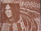 neil young live at the roman colosseum lp yellow/black vinyl netherlands