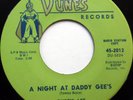 CURTIS LEE 45 A Night At Daddy Gee's / Just Another Fool DUNES promo Mint- mg988