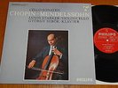 Starker Sebök Chopin Mendelssohn Cello Sonatas Dutch Philips Stereo NM