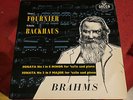 FOURNIER/BACKHAUS Brahms: Cello Sonatas DECCA Orig UK LXT 1950s o/g ED1 SIGNED