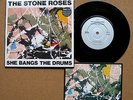 Stone Roses She Bangs The Drums + LTD COLOUR POSTCARD