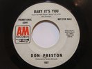 Don Preston - Baby It's You/ Something You've Got (DJ) - Rock 45