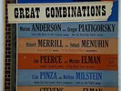 Great Combinations - Piatigorsky/Menuhin/Elman/Milstein RCA LM-1703 1S/1S VG+