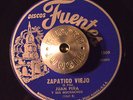 RARE 45 - JUAN PINA - ZAPATICO VIEJO /LA POLLERA COLORA Killer Cumbia HEAR