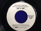 Beatles DIALOGUE FROM MOTION PICTURE LET IT BE RARE APPLE PROMO ONLY GENUINE