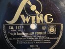 JAZZ 78 RPM DJANGO REINHARDT & ALIX COMBELLE cascades/reflets SWING SW 117