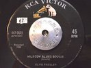 RARE 45 - ELVIS PRESLEY - MILKCOW BLUES BOOGIE /YOU'RE A HEARTBREAKER RCA HEAR