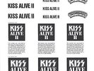 KISS Ad-Minis, Destroyer, ALIVE, Dressed to Kill, RnR Over, ALIVE II, Un-Cut