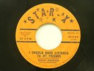 Sammy Marshall 45 Crazy Dog Dance / Who Stole The Bone  VG++ voc.group pop.rock