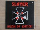 Slayer - Reign of Justice LP Bootleg Berlin 1987 Transparentes Vinyl
