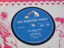 Elvis Presley 78 rpm record BLUE SUEDE SHOES on HMV label