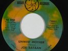 Latin Soul Funk 45 JOE BATAAN Unwed Mother/Young Gifted & Brown on Uptite