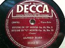 1929 ALFRED HOEHN Piano Chopin Etude Op 25.2 Op 10.2 Scarlatti Pastoral Hohn 78