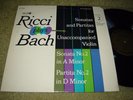Decca DL 710151 Stereo LP NM Ricci plays Bach: Solo Violin Album 2 Sonatas